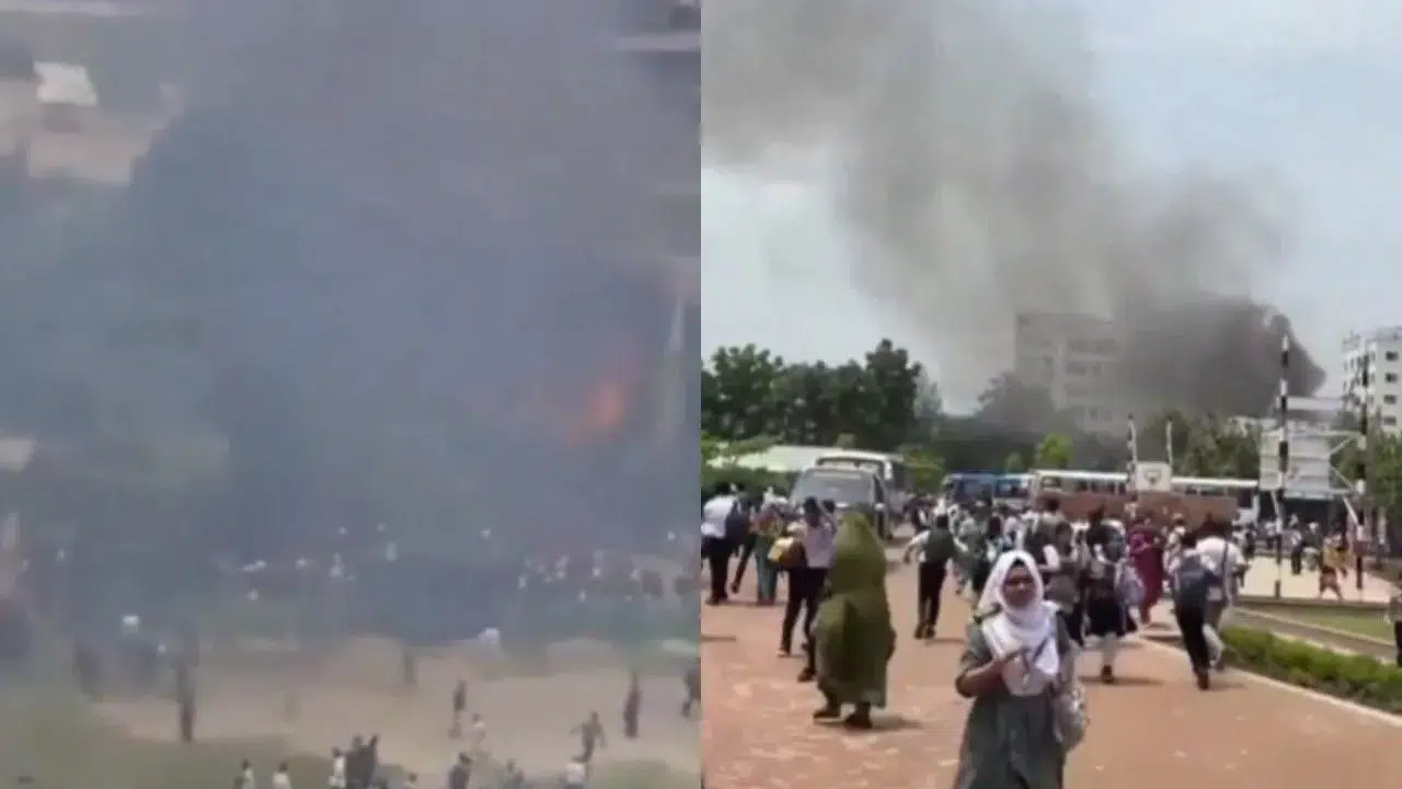 Bangladeş’te savaş uçağı Dhaka’daki üniversite kampüsüne düştü: 1 ölü