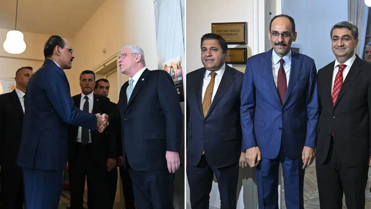 MİT Başkanı İbrahim Kalın, Meclis’te İYİ Parti ve Yeni Yol Partisi ile görüştü