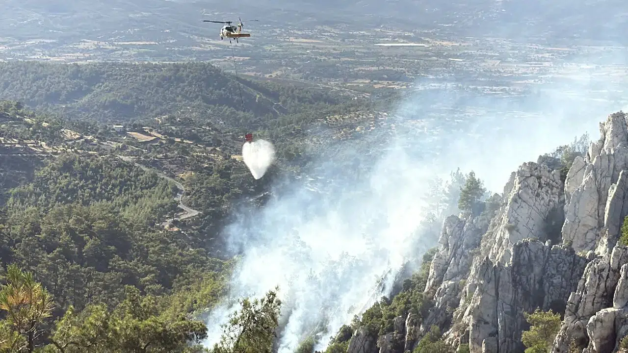 Muğla ve Manisa’daki orman yangınları kontrol altında
