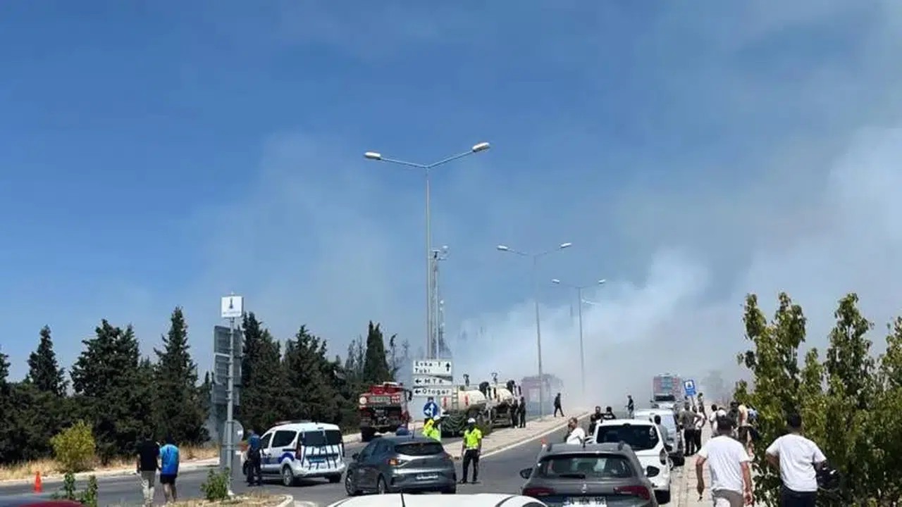 İzmir Buca’da orman yangını