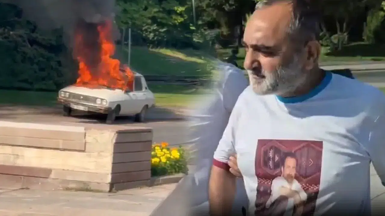 Beyaz Toros'u yakan kişinin tişörtünde kimin fotoğrafı vardı?