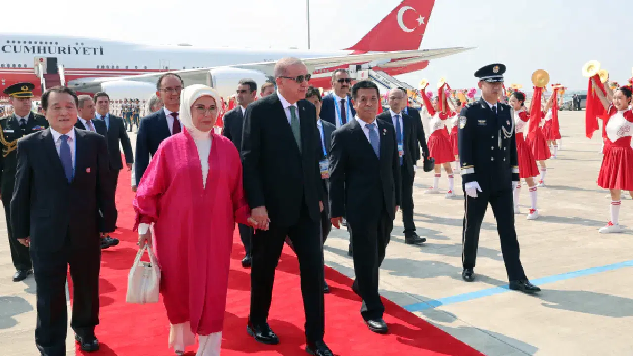 Cumhurbaşkanı Erdoğan, Şanghay İşbirliği Örgütü Zirvesi için Çin’de