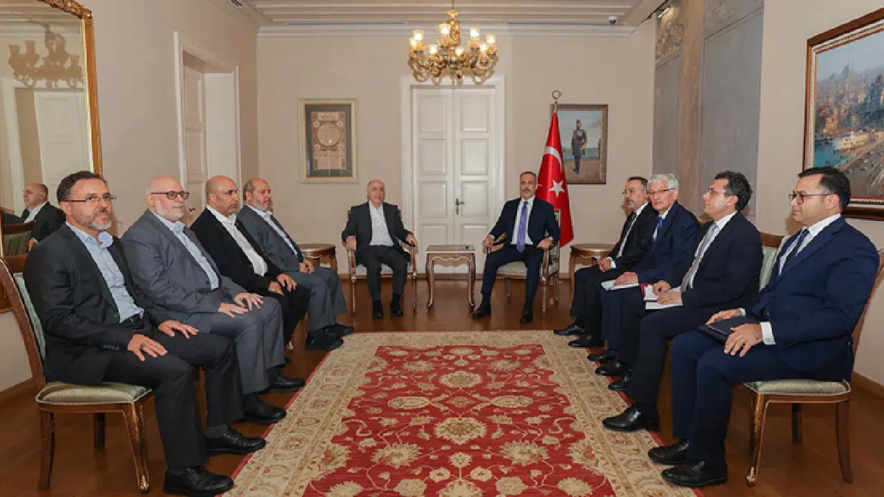 Fidan’dan Hamas Heyetiyle Kritik Görüşme: İsrail’in Gazzelileri sürme politikası asla kabul edilemez