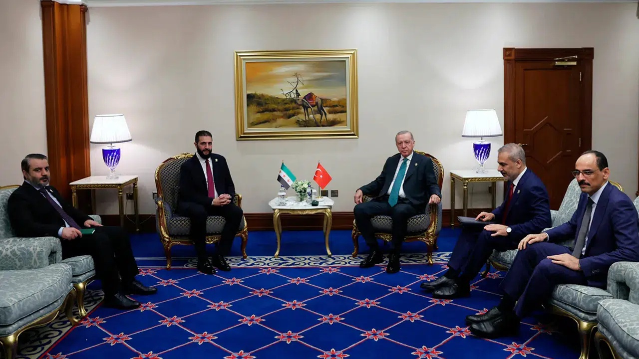 Cumhurbaşkanı Erdoğan, Suriye Cumhurbaşkanı Şara ile görüşme gerçekleştirdi