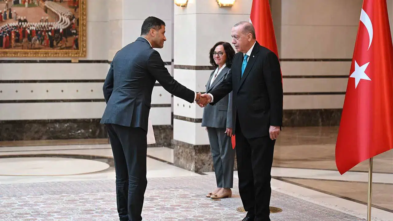 Cumhurbaşkanı Erdoğan, 4 ülkenin büyükelçisini kabul etti