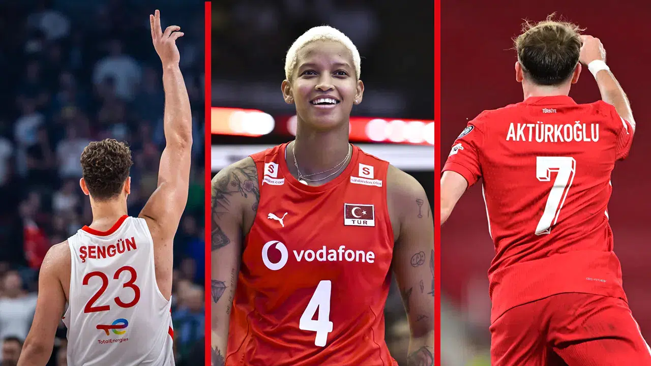 Milli takımlar futbolda, baskette, voleybolda galibiyet alarak 3'te 3 yaptı