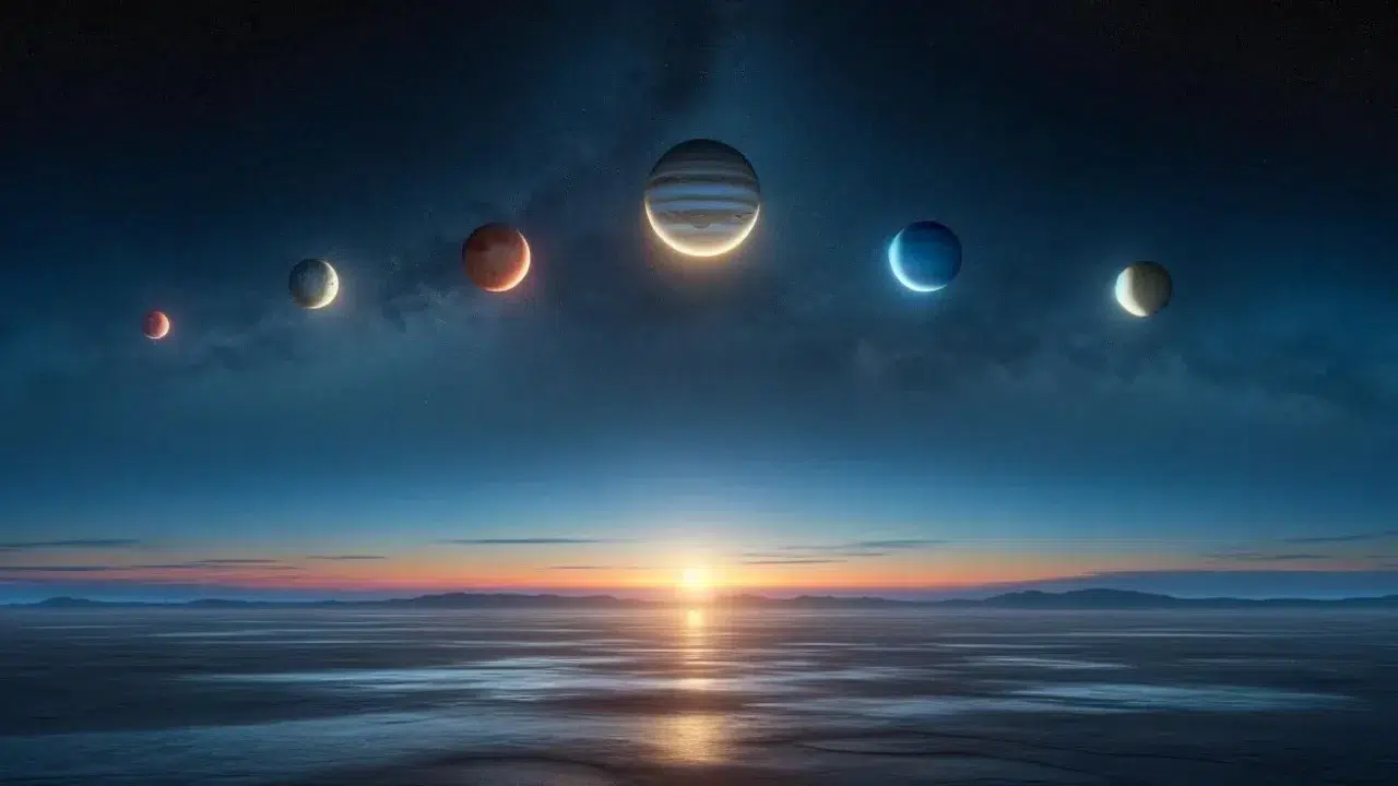 Gökyüzünde dev buluşma: 28 Şubat'ta altı gezegen aynı hizada dizilecek