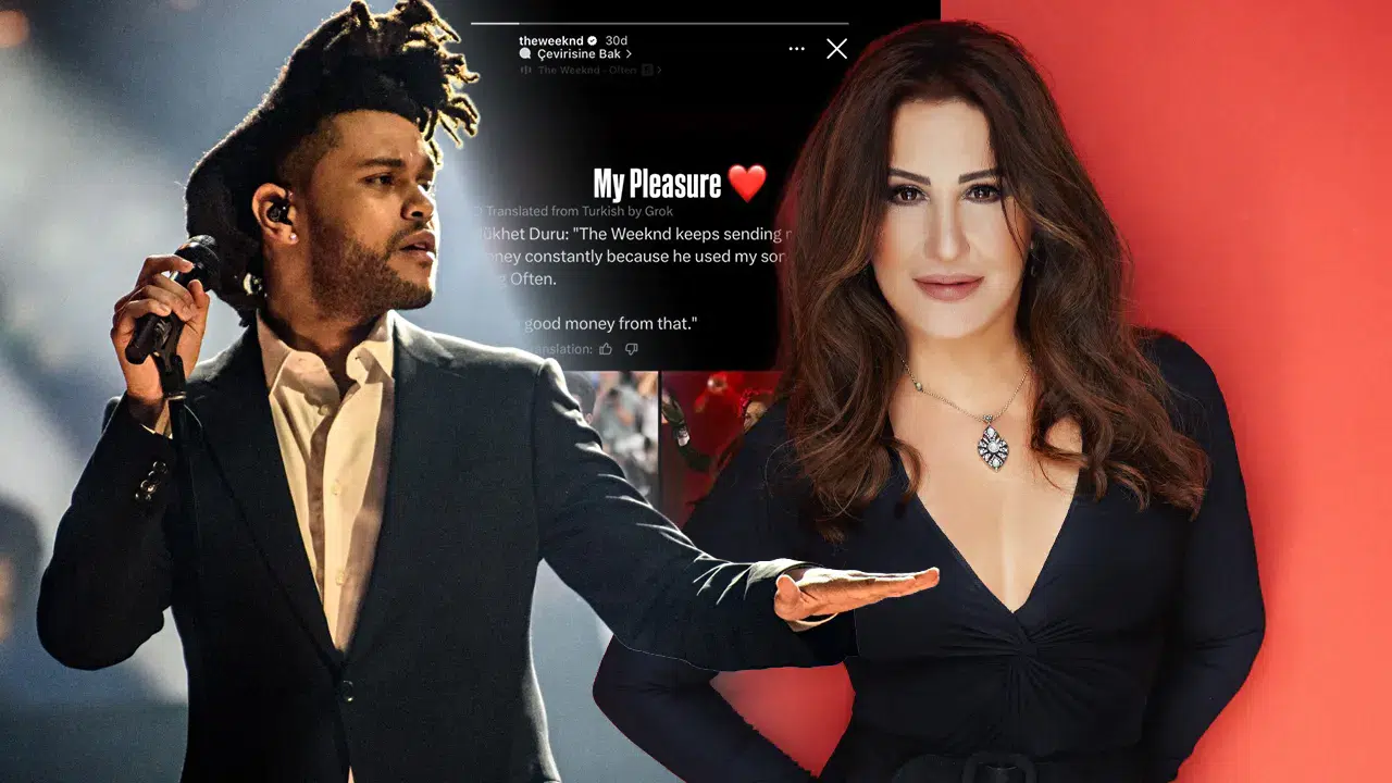 The Weeknd’ten Nükhet Duru’ya yanıt: “Benim için zevkti”
