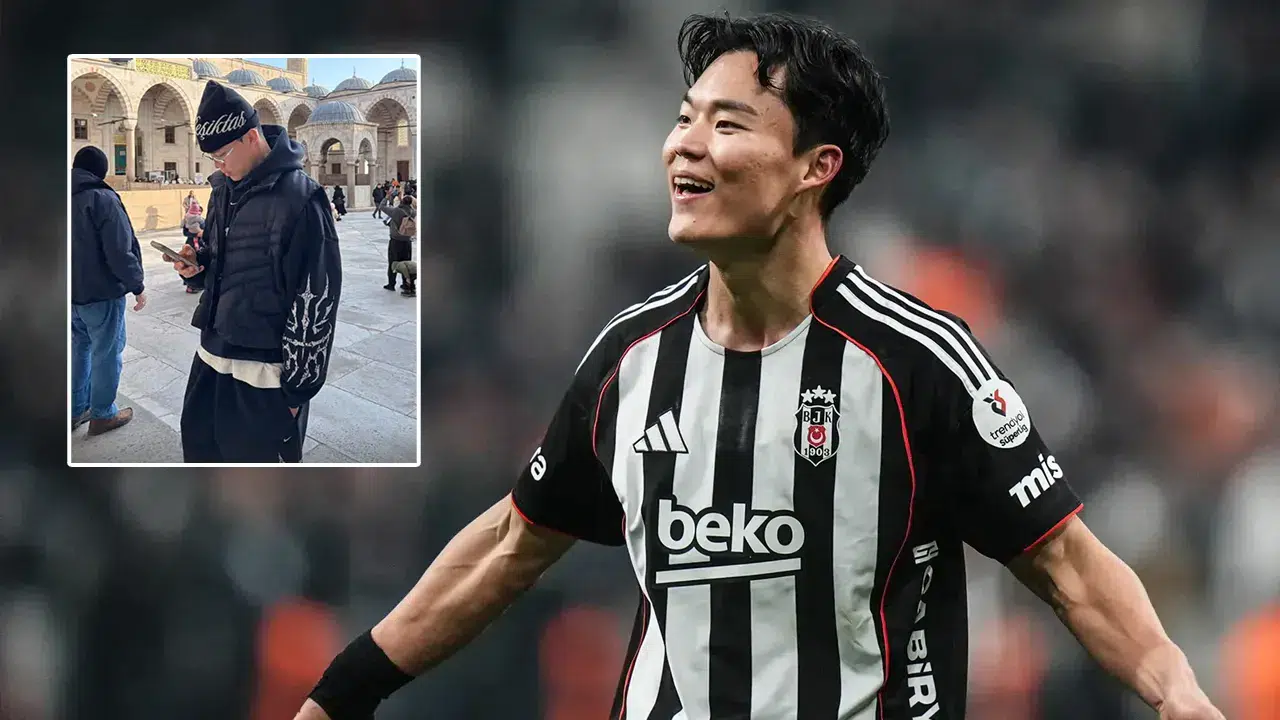 Beşiktaşlı Hyeon-gyu Oh, Sultanahmet Camii’ni ziyaret etti