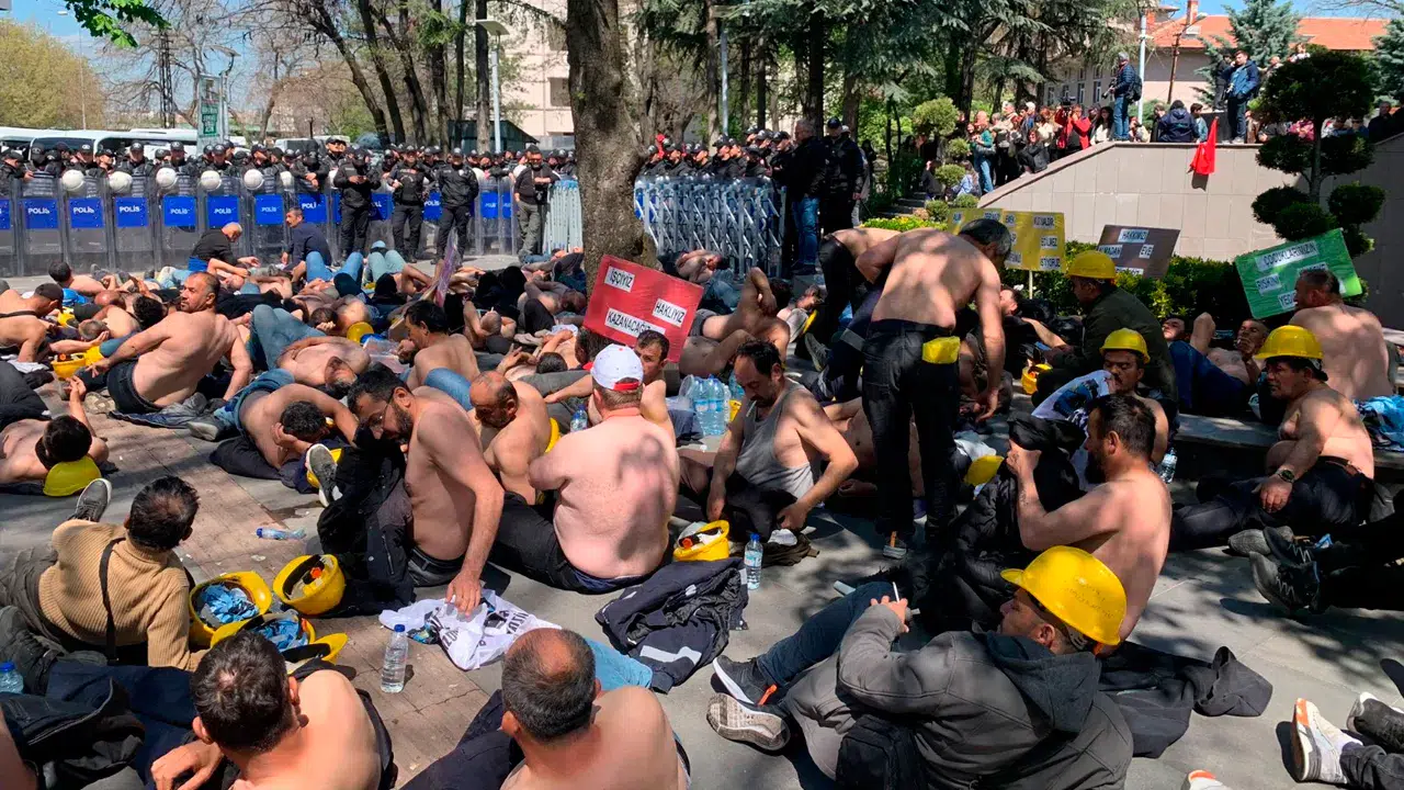 Açlık grevinde beşinci gün bitti: Maden işçileri sadece tam ödeme istiyor