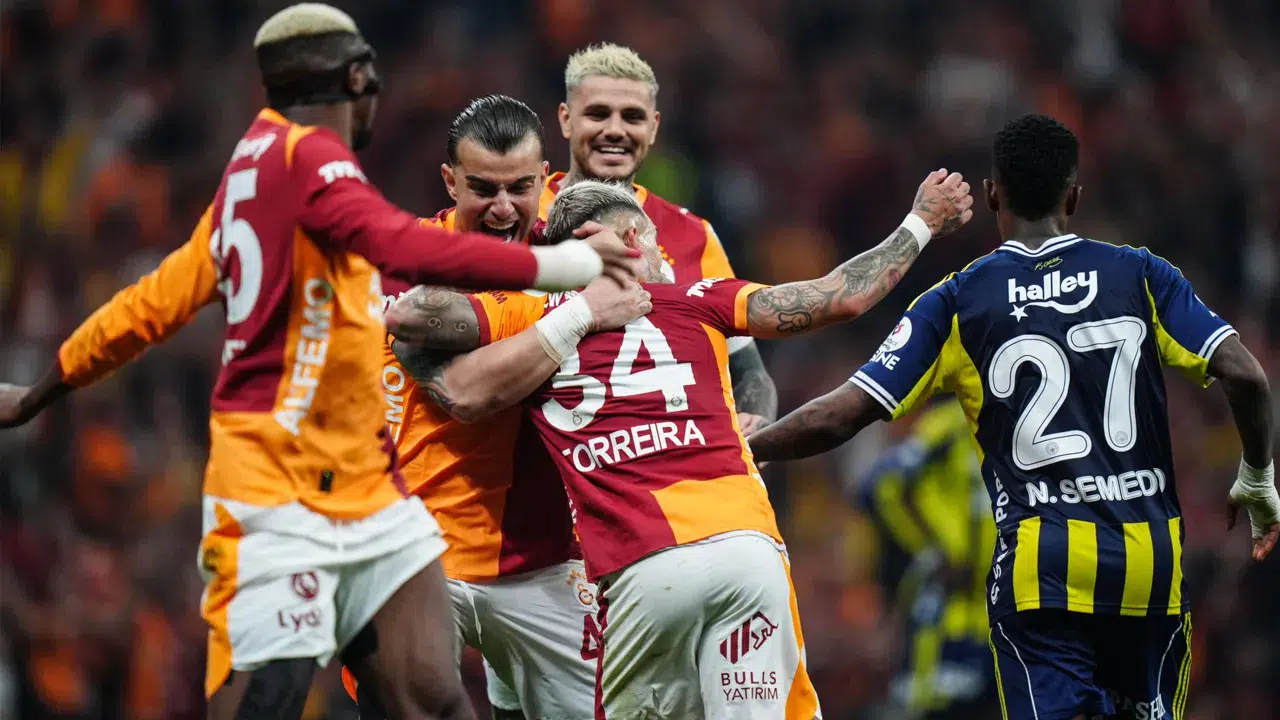 Galatasaray, Fenerbahçe'yi 3-0 mağlup etti