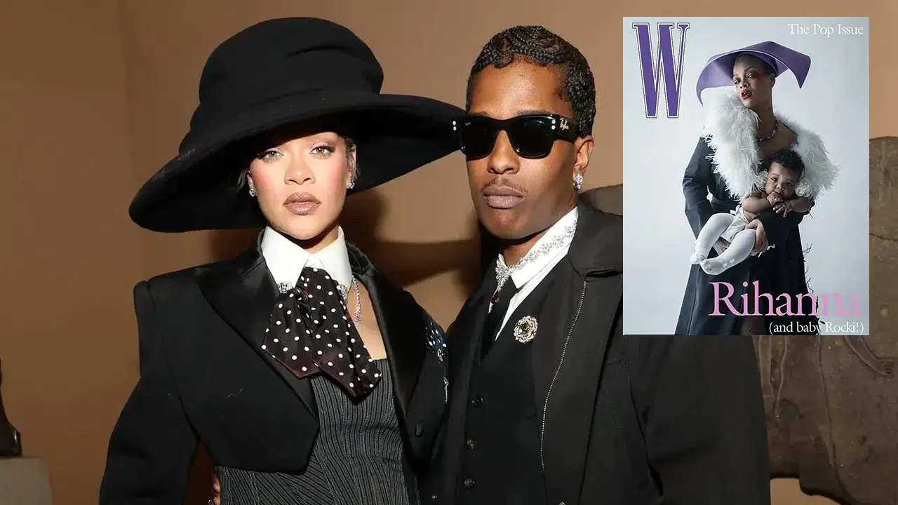 Rihanna kızı Rocki ile W dergisi kapağında: "Kapak kızları!"