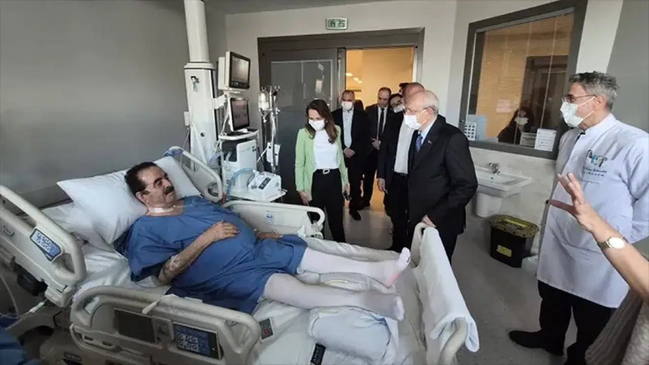 Kılıçdaroğlu’ndan Tatlıses’e hastanede geçmiş olsun ziyareti