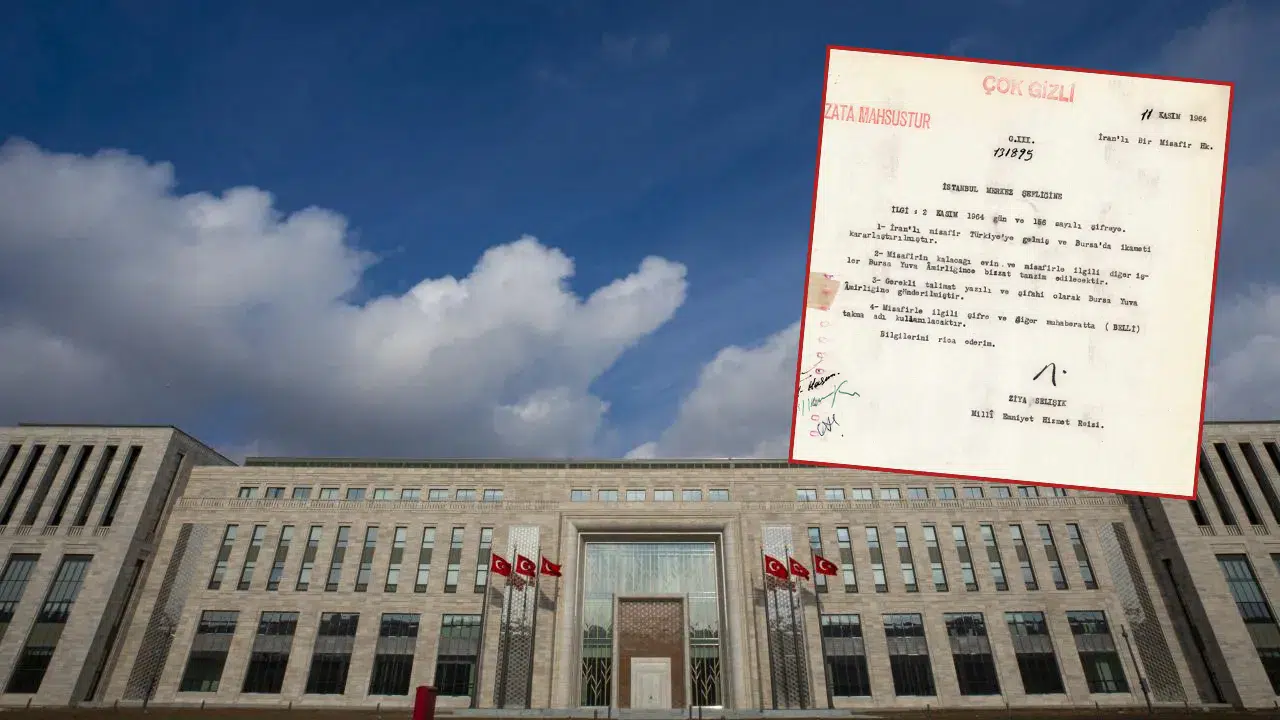 MİT, Humeyni’nin Türkiye’deki ikametine dair "çok gizli" belgeyi paylaştı