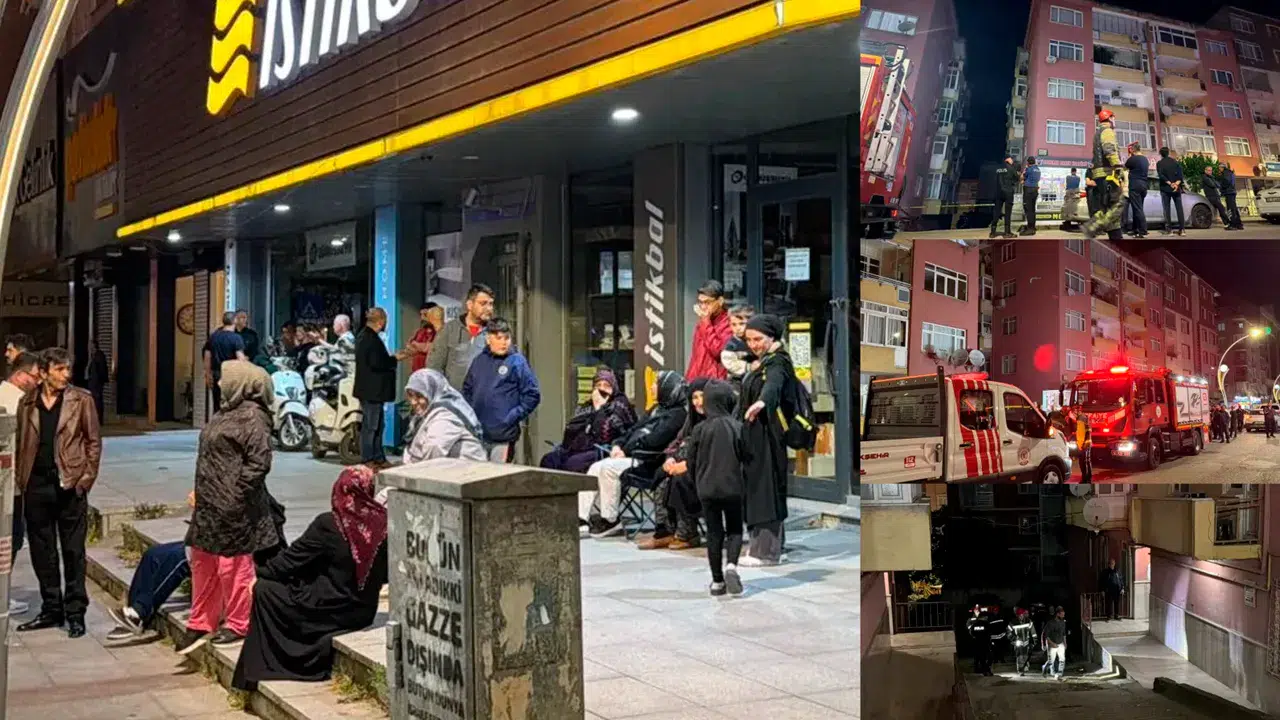 Bayramda evsiz kaldılar: Kocaeli'de kolonlarından ses gelen 7 katlı bina tahliye edildi