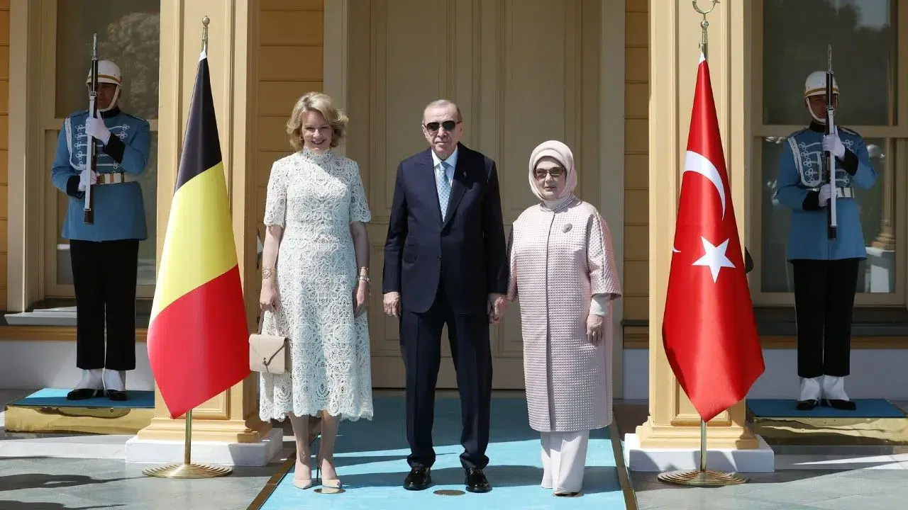 Cumhurbaşkanı Erdoğan, Kraliçe Mathilde ile Vahdettin Köşkü'nde görüştü