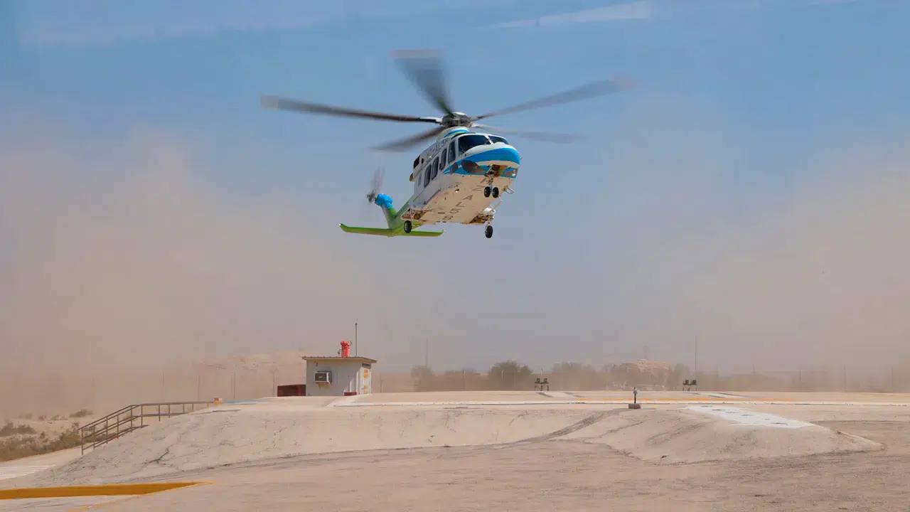 Suudi Arabistan'da petrol devi Aramco'ya ait helikopter düştü: 14 ölü