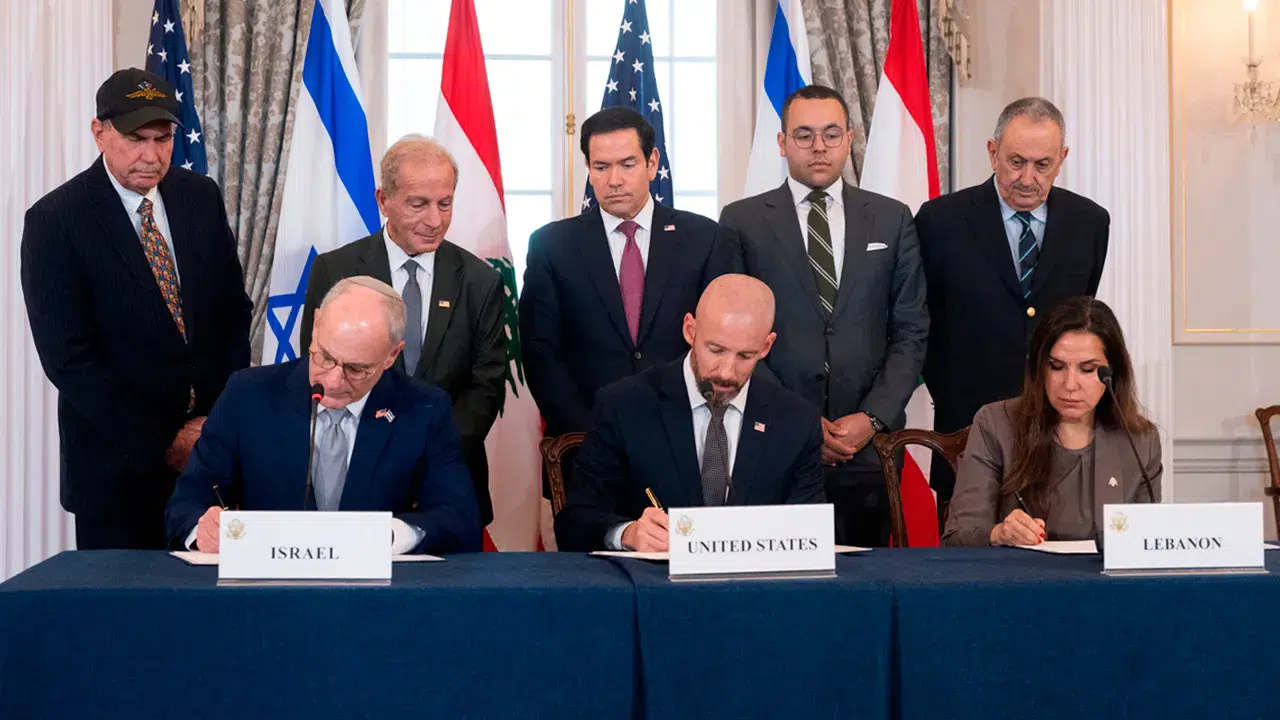 İsrail ve Lübnan arasında Washington'da kritik imza: Çatışmaları bitirecek çerçeve anlaşması kabul edildi