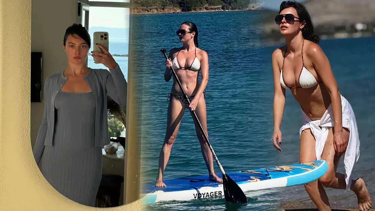 Melis Sezen İzmir Ildır’da tatilde: Beyaz bikinili paylaşımları dikkat çekti