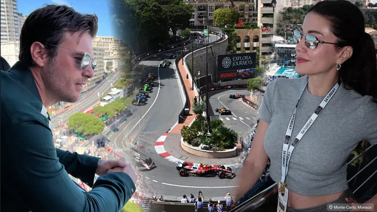 Kıvanç Tatlıtuğ ve Başak Dizer Monaco Grand Prix’ini yerinde izledi