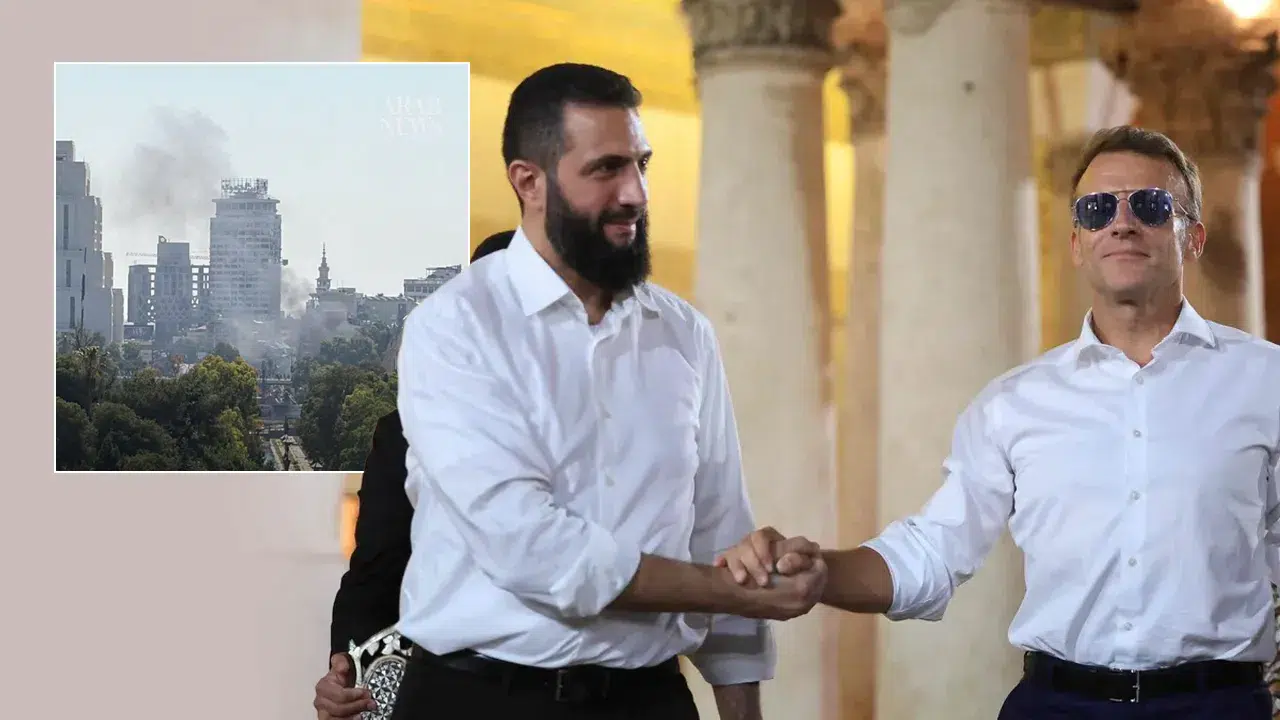 Suriye'de Macron'un otelinin yakınında patlama meydana geldi