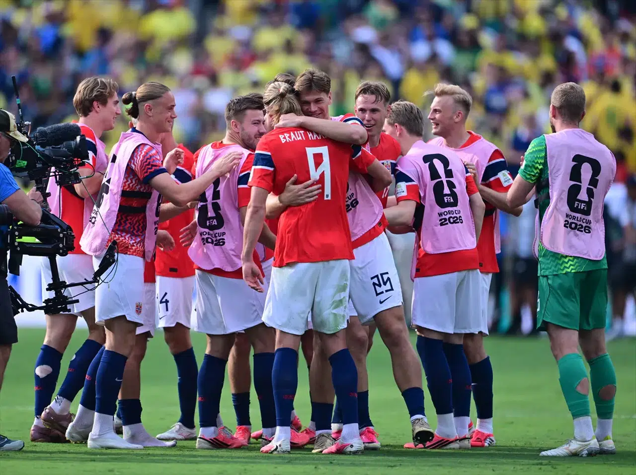 Haaland'dan tarihi performans! Norveç, Brezilya'yı eleyerek çeyrek finale yükseldi