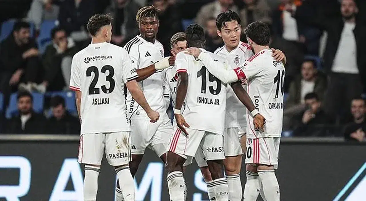 Beşiktaş deplasmanda Başakşehir'i 3-2 yendi
