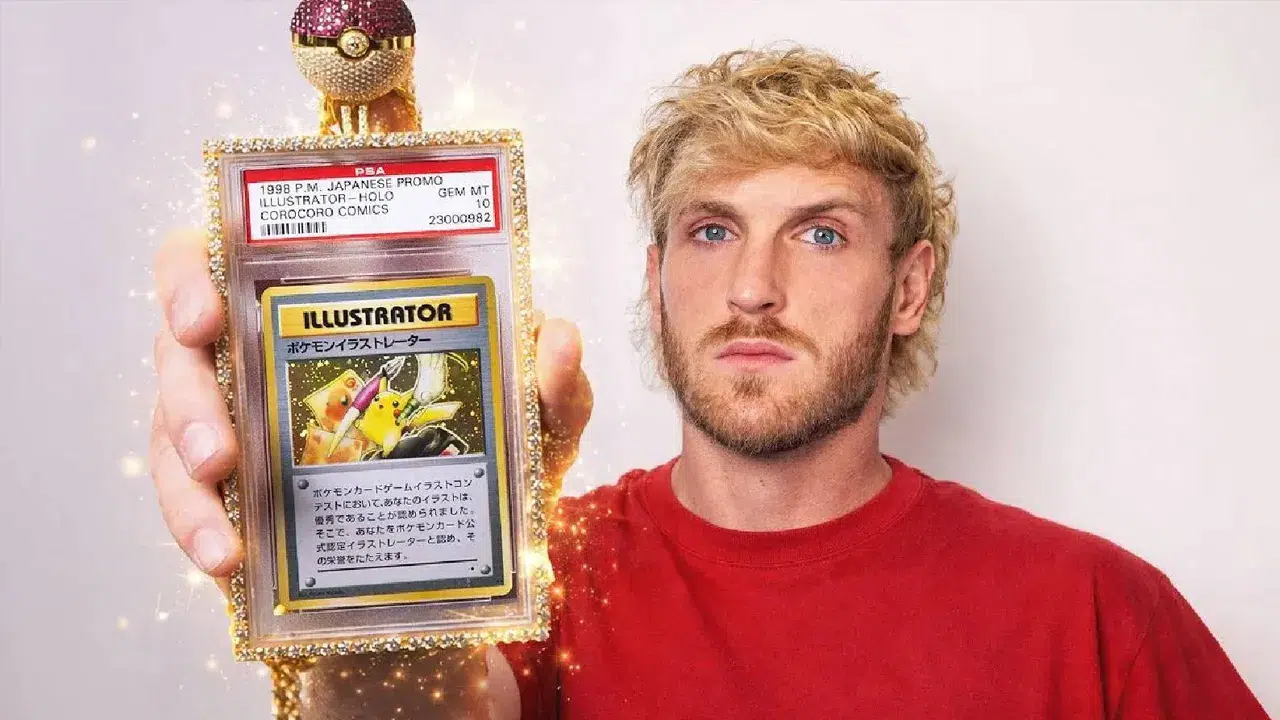 Pokémon kartı rekor kırdı: Logan Paul’un Pikachu kartı 16,5 milyon dolara satıldı