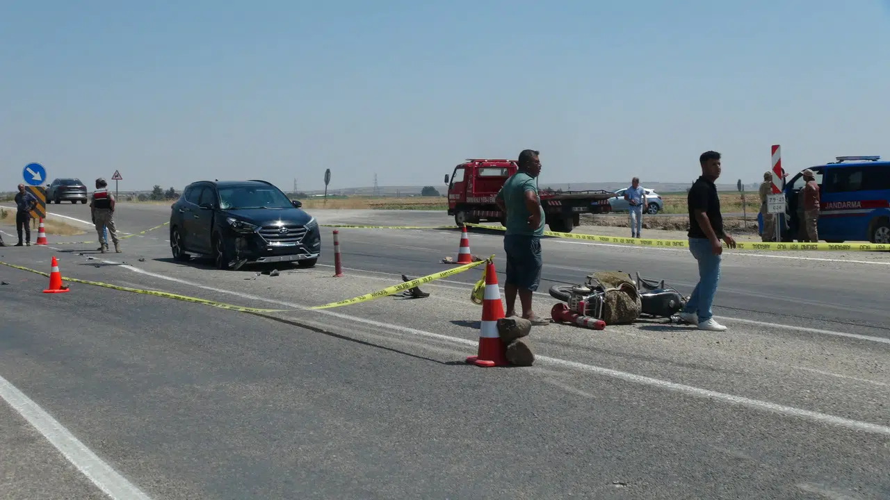 Kilis'te feci kaza: Motosiklet sürücüsü hayatını kaybetti