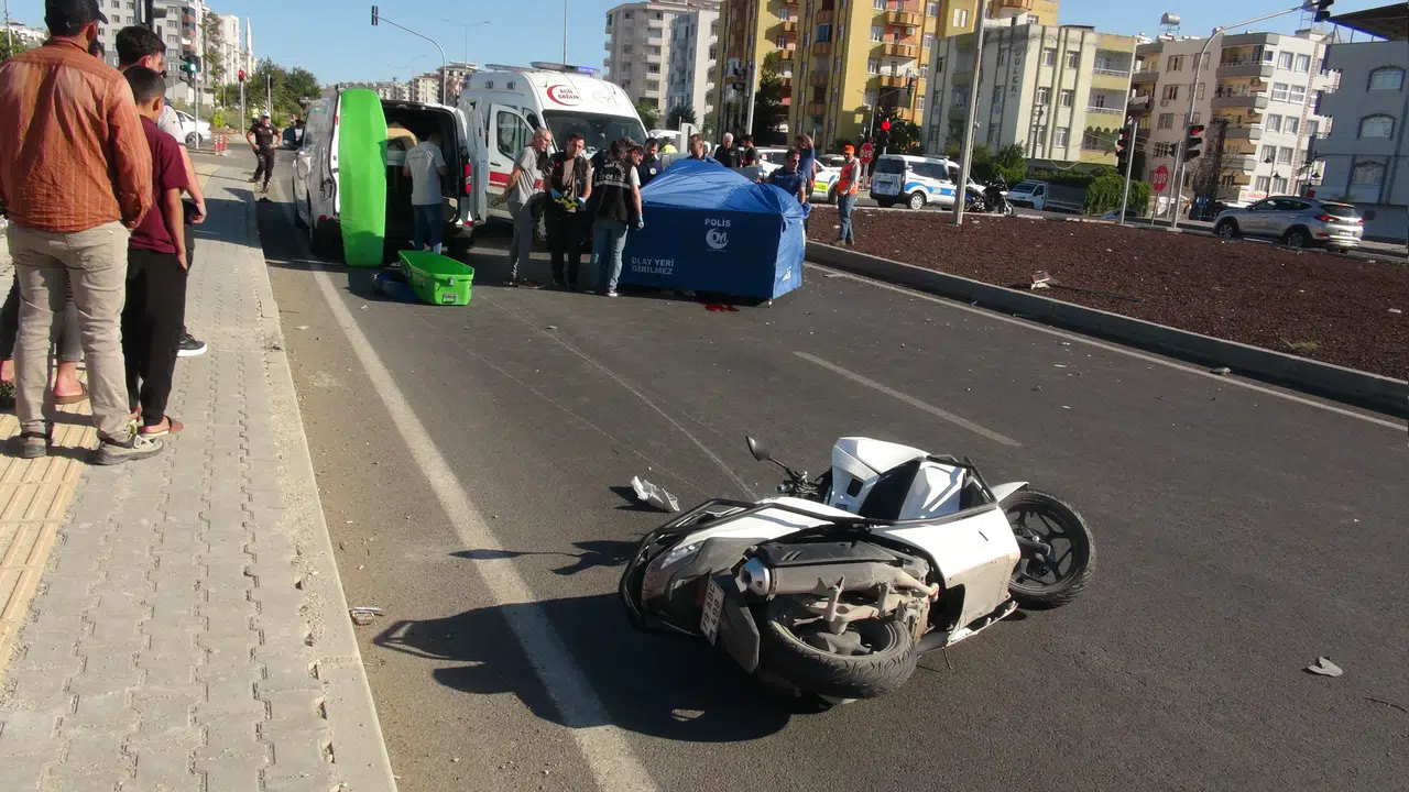 Kilis'te acı kaza: Motosiklet sürücüsü hayatını kaybetti