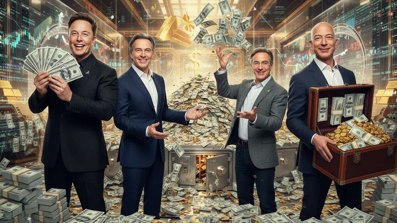 Dünyanın en zengin 10 iş insanının serveti 2,5 trilyon doları aştı