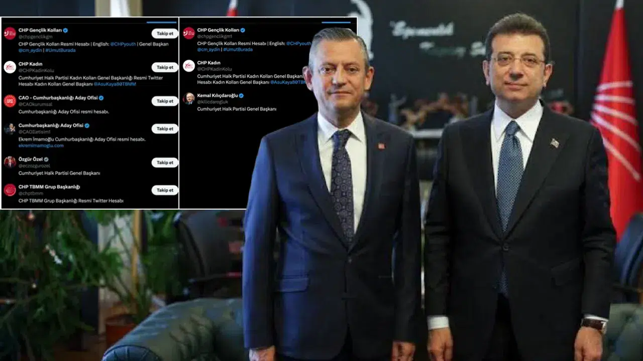CHP’nin X hesabı Kılıçdaroğlu yönetimine geçti: Özel ve İmam