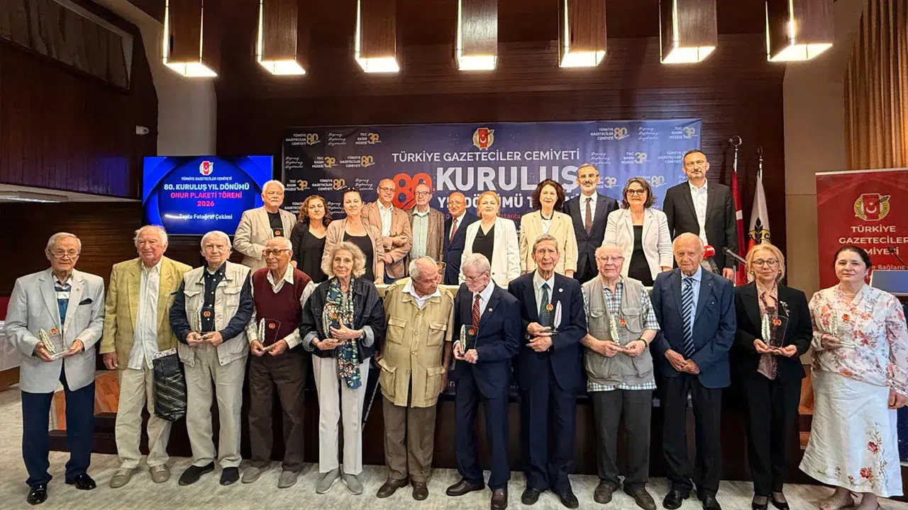 Türkiye Gazeteciler Cemiyeti 80. yılını kutladı: Kıdemli gaz