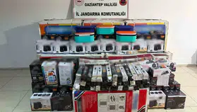 Gaziantep’te kaçak elektronik operasyonunda şüpheliye işlem