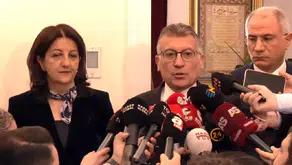 DEM Parti’den AK Parti’ye ziyaret: Barış hukuksuz olmaz