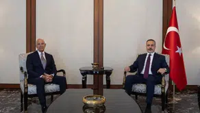 Dışişleri Bakanı Hakan Fidan, ABD’li temsilci Tom Barrack’ı Ankara’da kabul etti