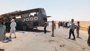 Suriye'de feci trafik kazası: İki yolcu otobüsü çarpıştı, 35 kişi hayatını kaybetti