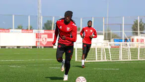 Samsunspor'da Başakşehir mesaisi: Cumhuriyet coşkusu sahaya yansıdı