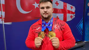 Halterde çifte gurur: Genç millilerden Avrupa'da altın madalya yağmuru