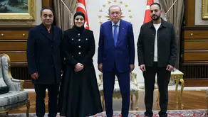 Cumhurbaşkanlığı Külliyesi'nde duygusal buluşma: Hind Rajab'ın ailesi ağırlandı