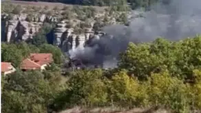 Safranbolu'da korkutan çatı yangını: Ekipler hızla müdahale etti