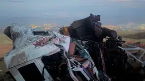 Niğde'de korkunç kaza: Kontrolden çıkan vinç devrildi