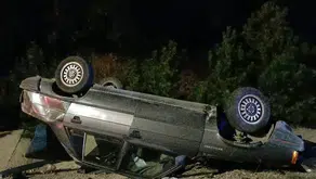 Çorum'da trafik dehşeti: Otomobil takla attı, çocuklar yaralandı