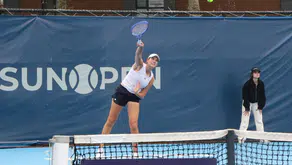Samsun'da tenis heyecanı: Milli raketler kortta fırtına gibi esti