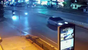 Edirne'de motosikletlerin çarpışma anı saniye saniye kaydedildi