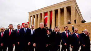 Erdoğan ve devlet erkanı Anıtkabir’de: “Türkiye Yüzyılı hedefine ulaşıncaya kadar çalışacağız”