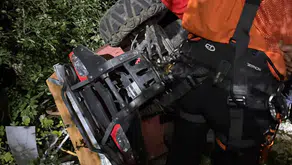 Artvin'de acı kaza: ATV ile şarampole uçan sürücü kurtarılamadı