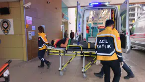 İnegöl'de korkutan kaza: Merdiven boşluğuna düşen çocuk hastanelik oldu