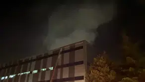 İnegöl'deki sanayi bölgesinde gece yarısı korkutan yangın