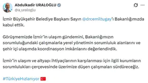 Uraloğlu ve Tugay'dan İzmir'in Ulaşım Geleceği İçin Kritik Zirve